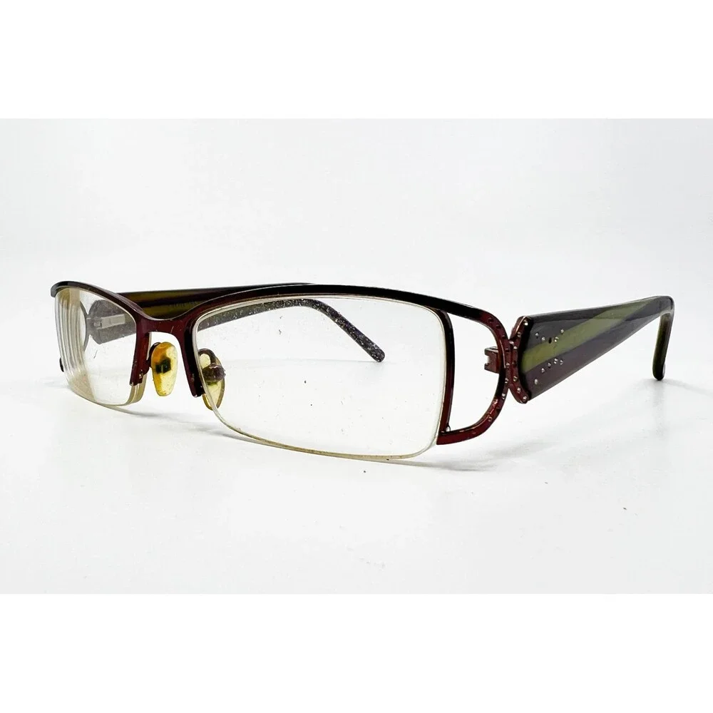 Vendela Eyeglasses Frames Womens Purple V1003-3 Rectangle Rhinestones 53-16-135